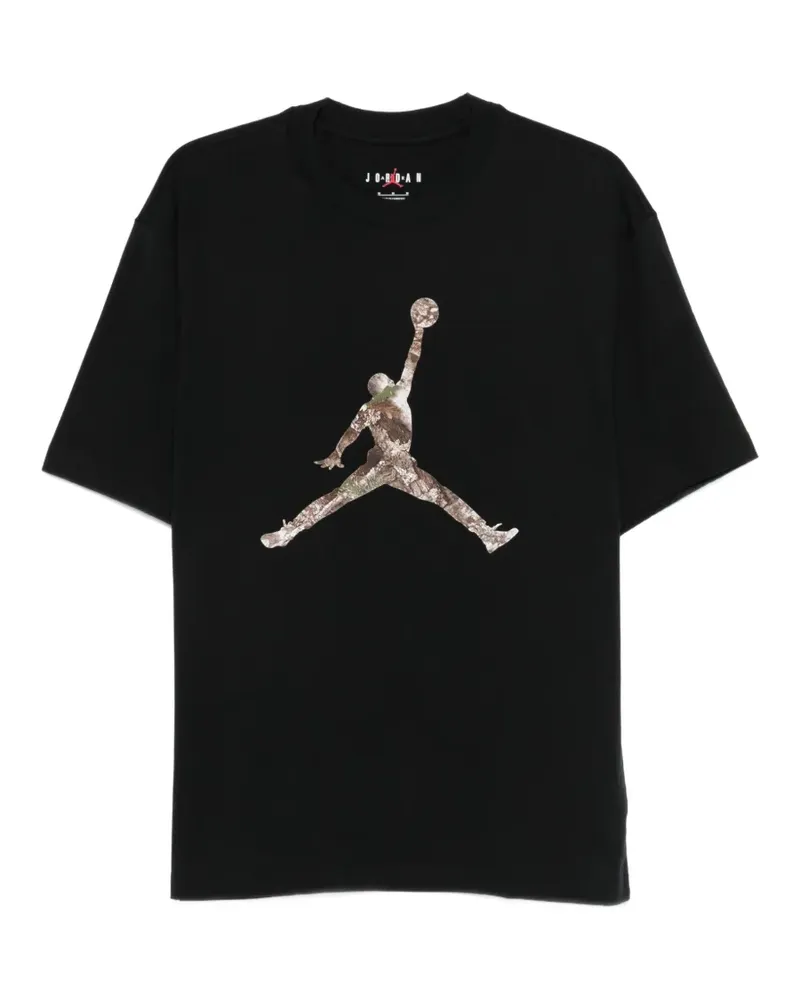 Nike T-Shirt mit grafischem Print - Schwarz Schwarz