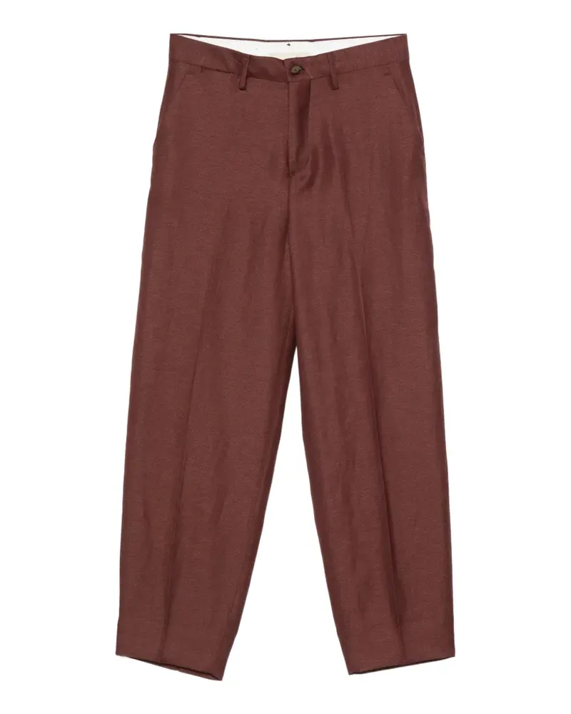 Briglia 1949 Charlotte belt-loops trousers - Rot Rot