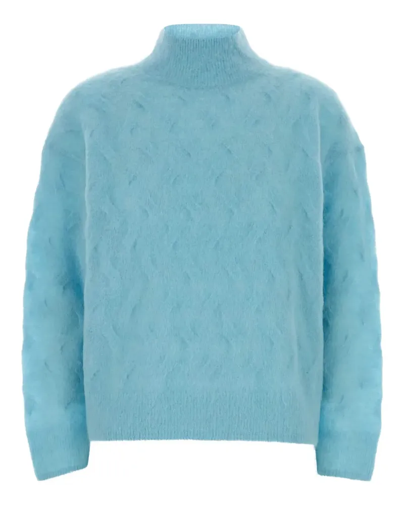 Calvin Klein Pullover mit gerippten Bündchen - Blau Blau
