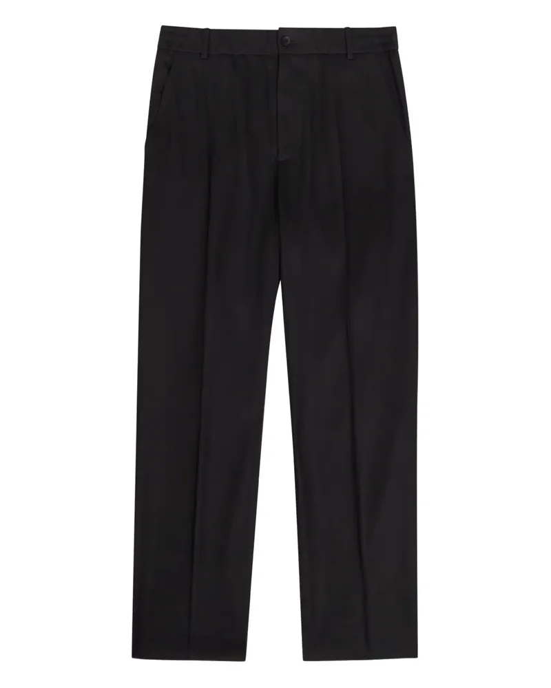 Moncler Klassische Bundfaltenhose - Schwarz Schwarz