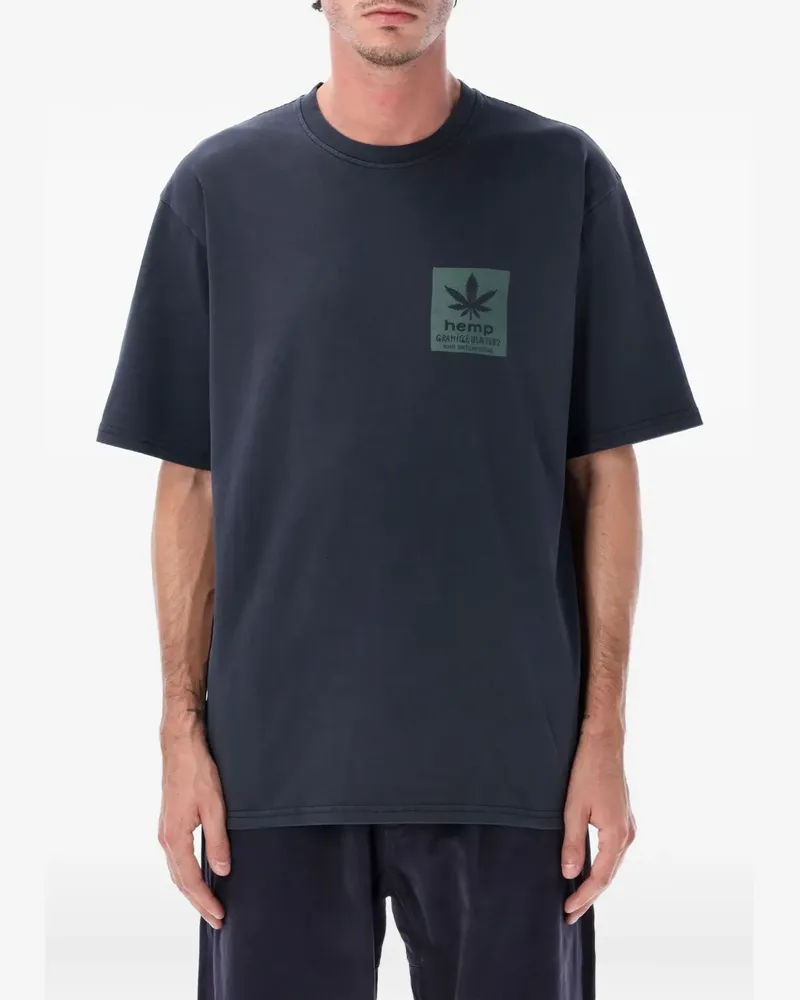 GRAMICCI T-Shirt mit grafischem Print - Blau Blau