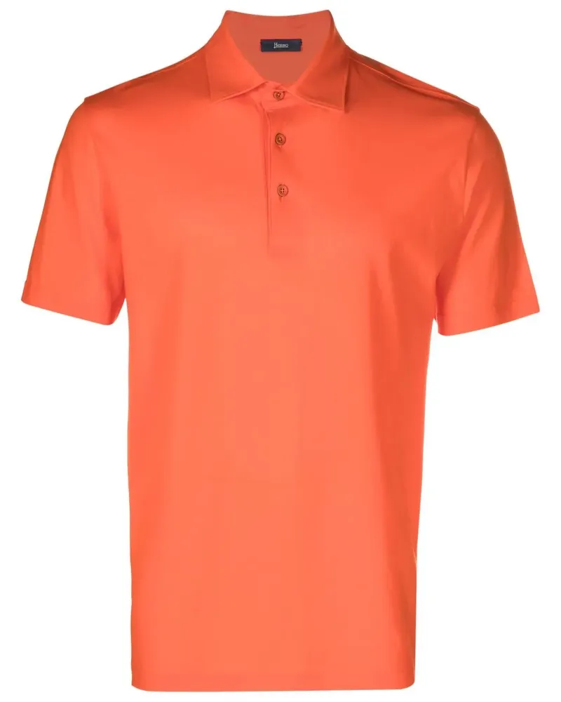 Herno Kurzärmeliges Poloshirt - Orange Orange