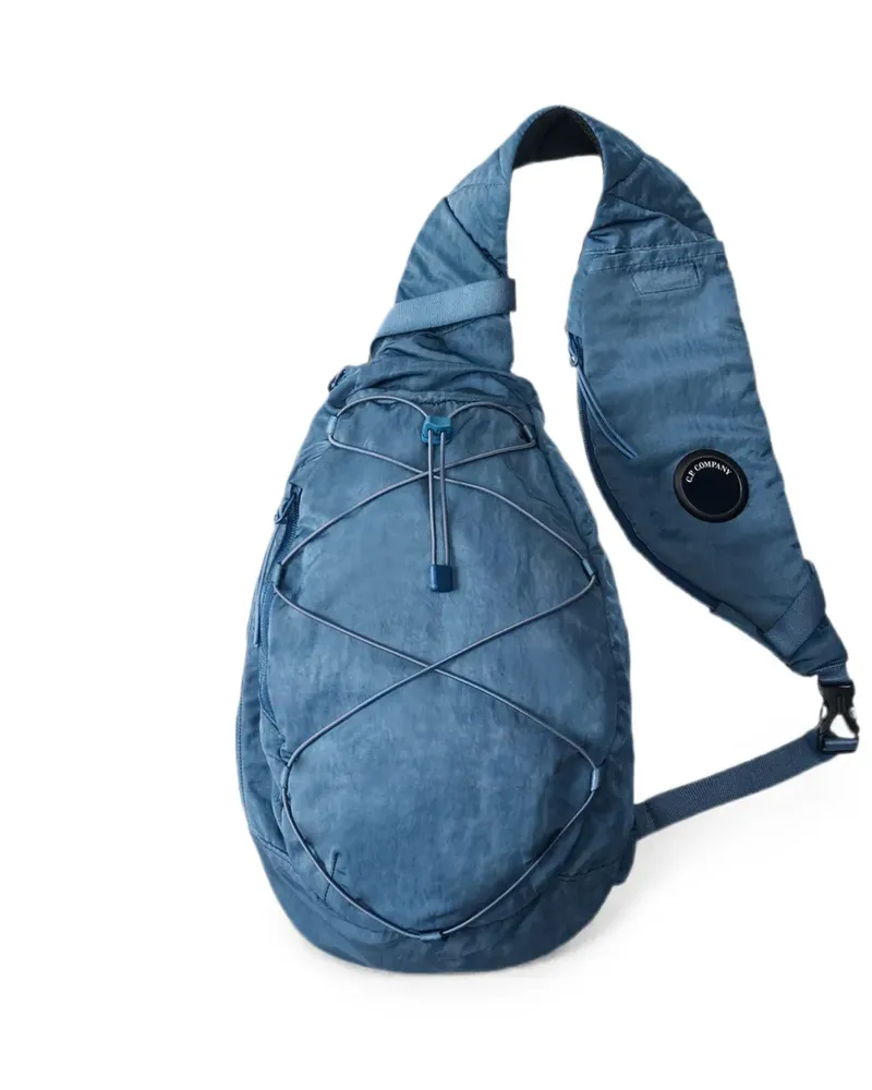 C.P. Company lens-detail bungee-cord shoulder bag - Blau Blau