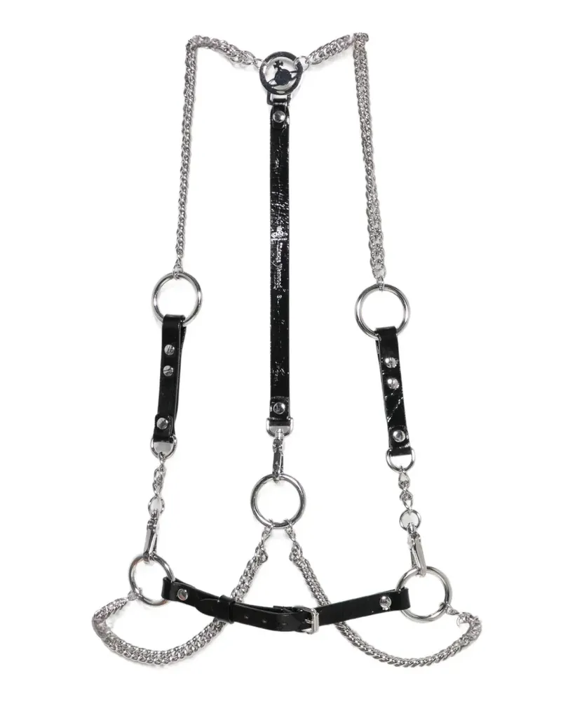 Vivienne Westwood Medallion Ketten-Harness - Schwarz Schwarz