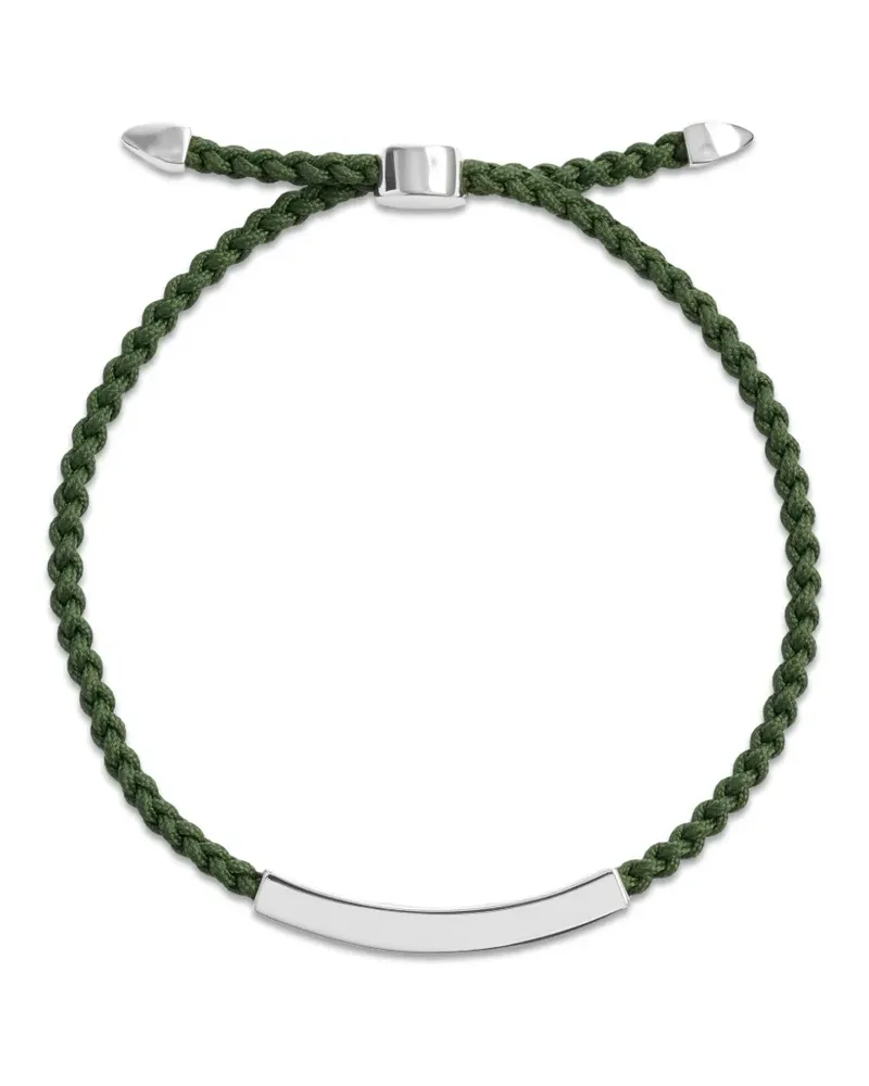Monica Vinader MV Linear™ Friendship-Armband aus Kordel - Silber Silber