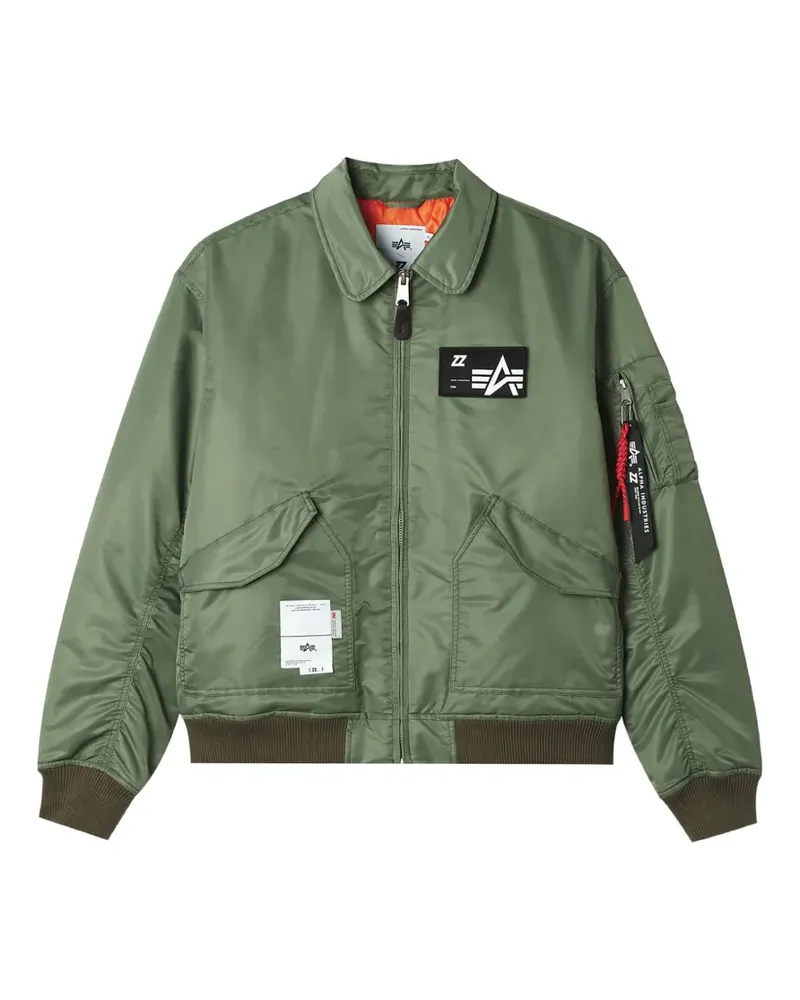 Izzue Jacke mit Reißverschluss - Grün Grün