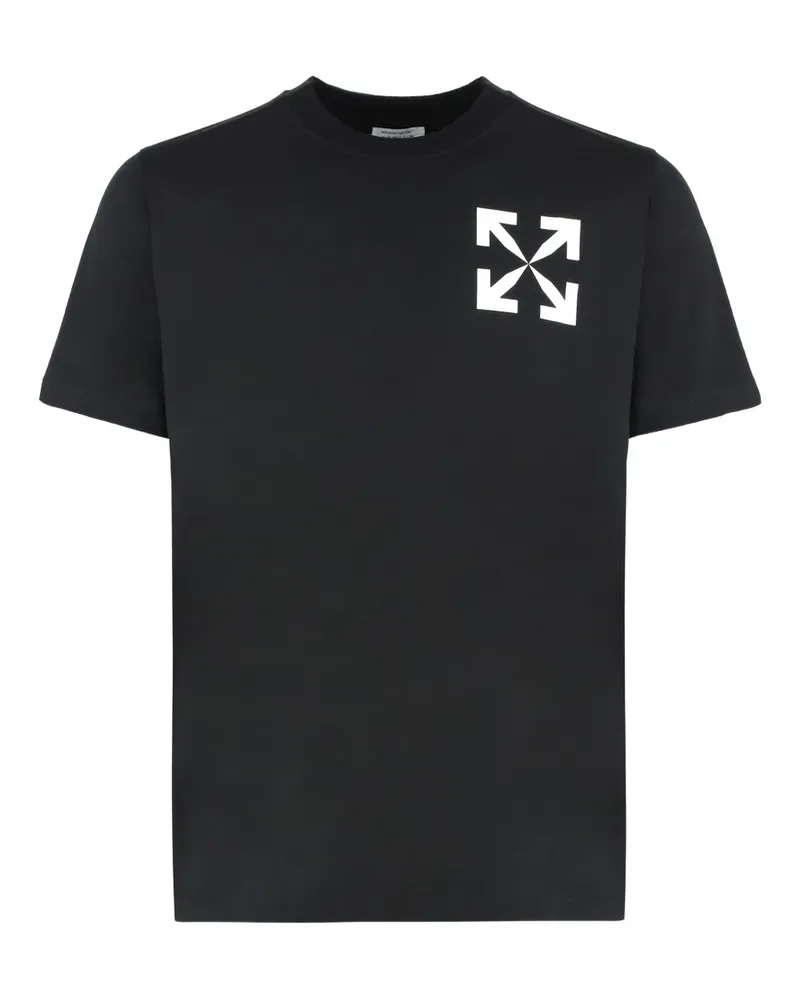 OFF-WHITE T-Shirt mit Pfeilen - Schwarz Schwarz