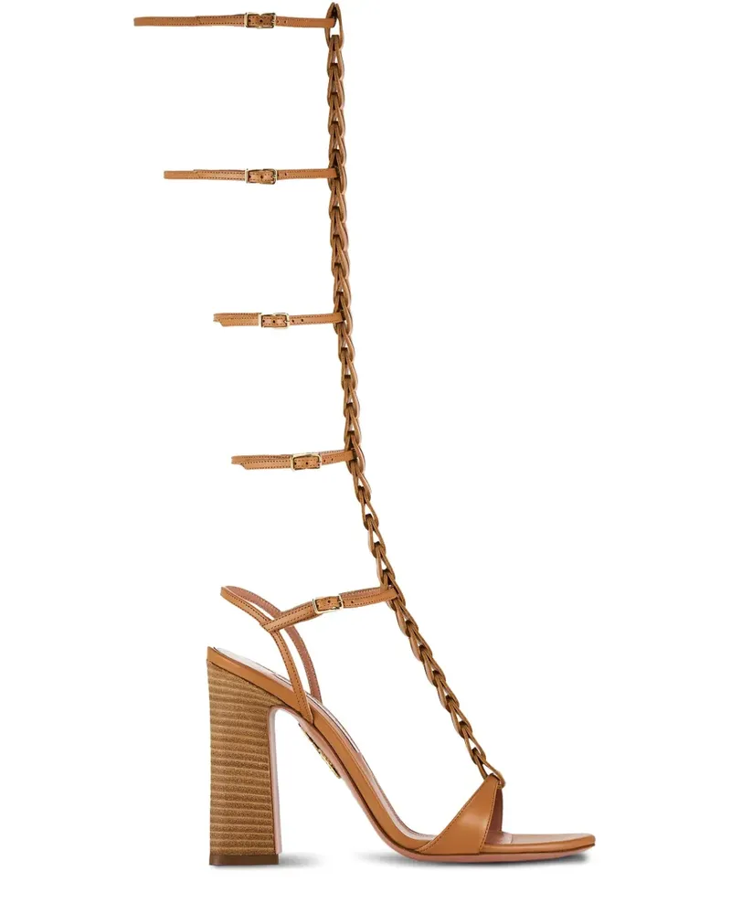 Aquazzura Römersandalen 105mm - Braun Braun