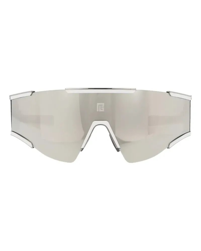 Balmain Fletche shield-frame sunglasses - Silber Silber