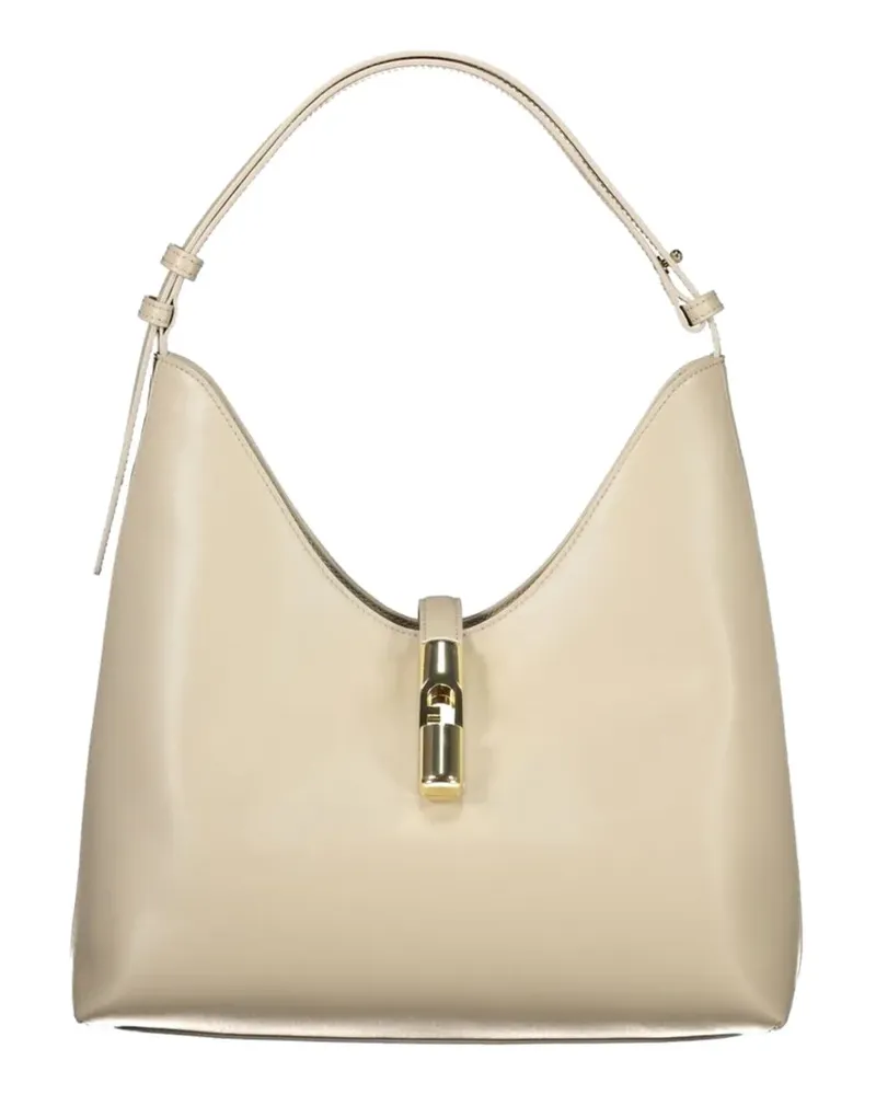 Furla medium Goccia turn-lock tote bag - Nude Nude