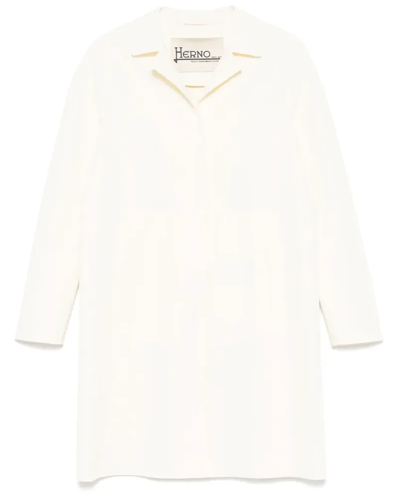 Herno Mantel aus Jersey - Nude Nude