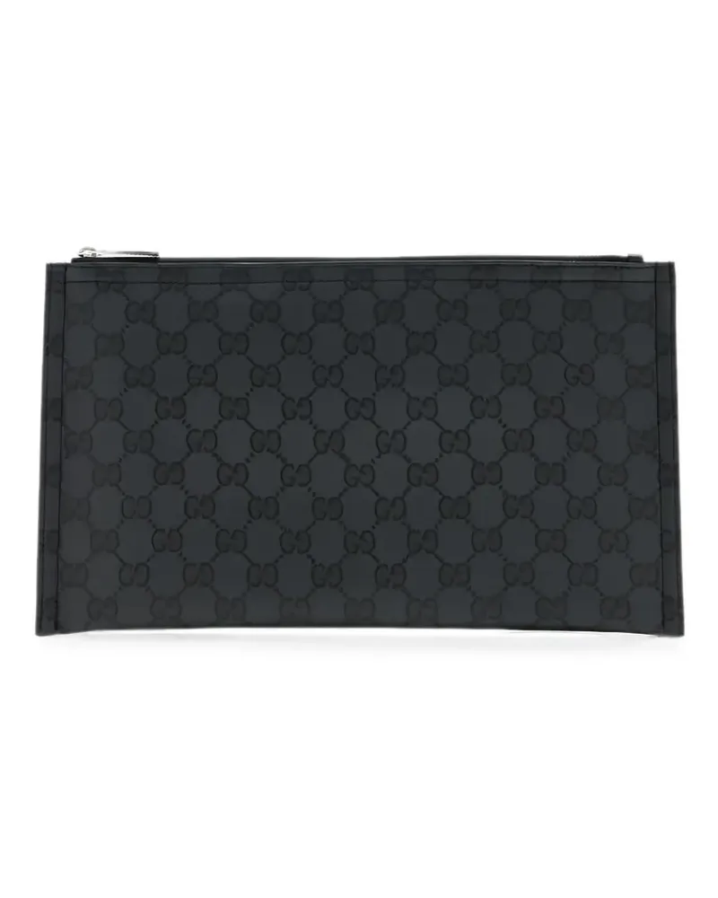 Gucci medium Essence Classic clutch bag - Schwarz Schwarz