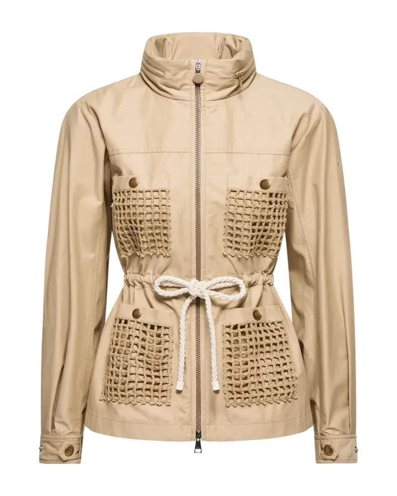 Moncler Bougain hooded jacket - Nude Nude