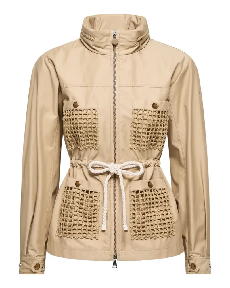 Moncler Bougain hooded jacket - Nude Nude