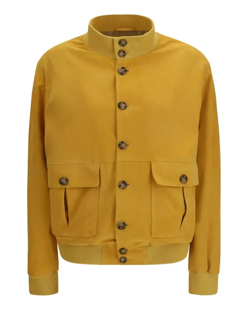 Valstar button patch pocket jacket - Gelb Gelb