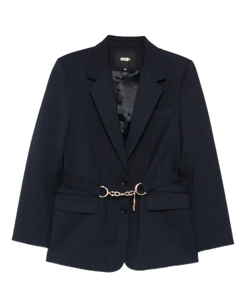 Maje Sakko mit Nadelstreifen - Blau Blau