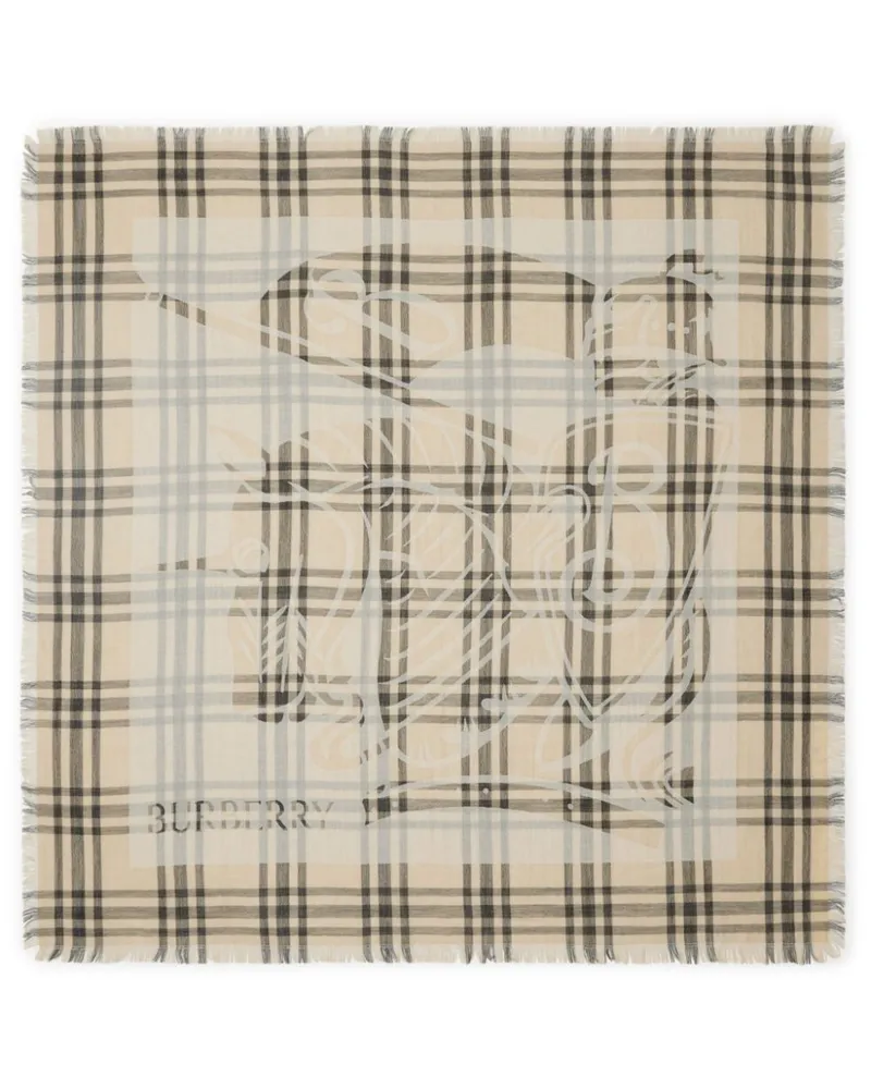 Burberry Schal mit EKD-Check - Braun Braun