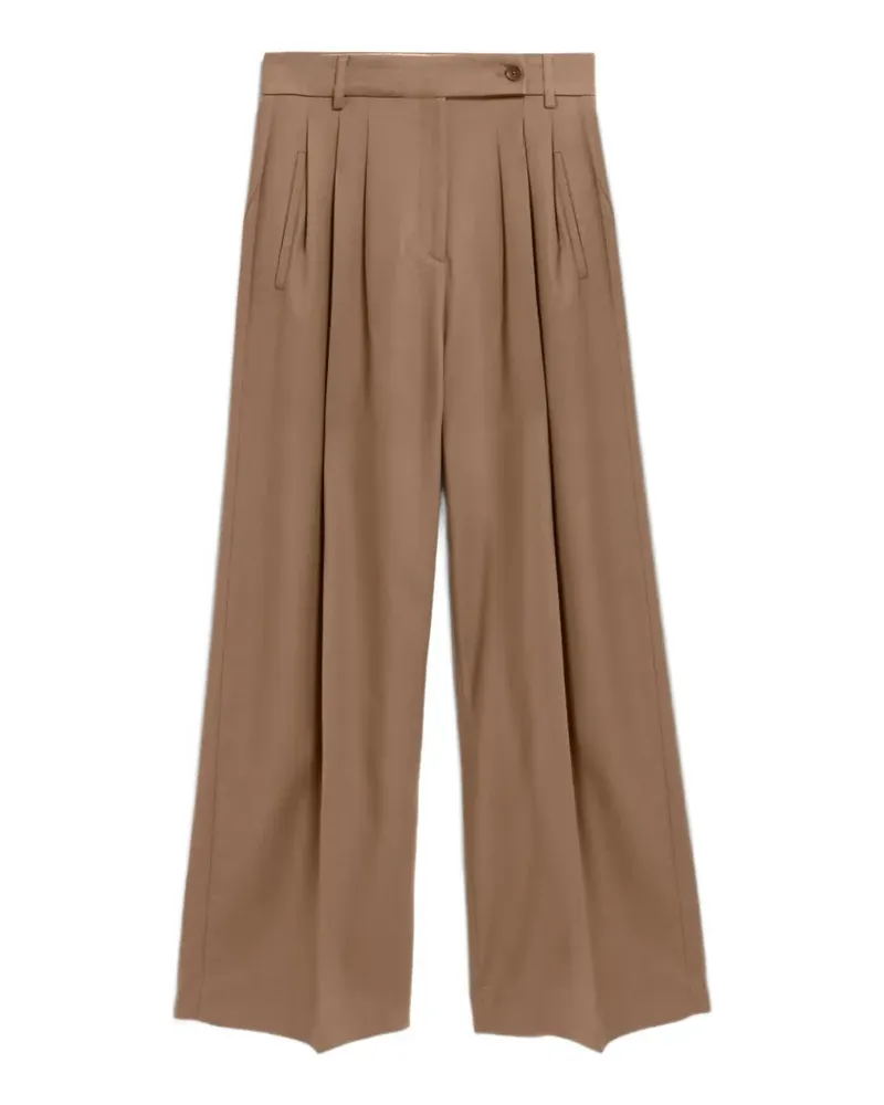 Armedangels Kaayua pleated tailored trousers - Braun Braun