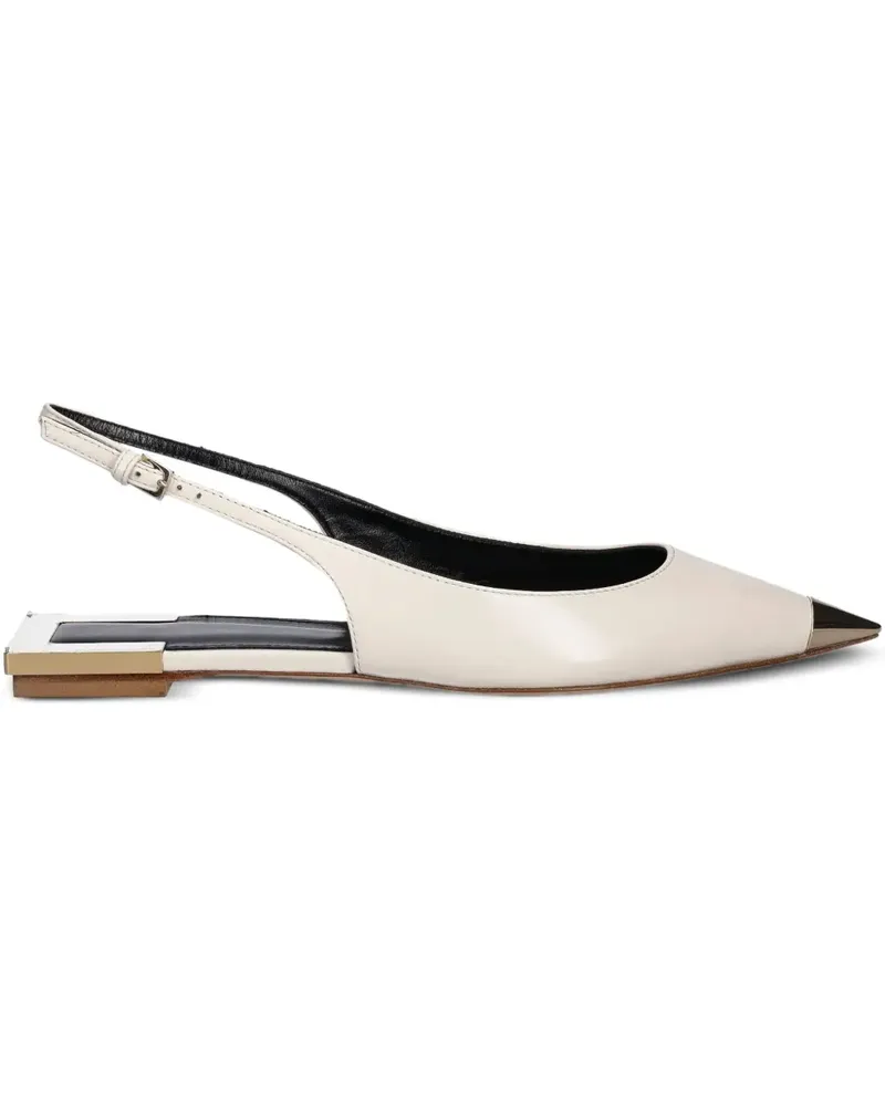 Elisabetta Franchi Spitze Slingback-Pumps - Nude Nude