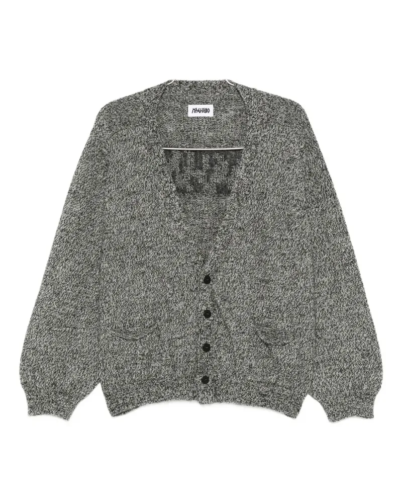 Magliano button-front speckled cardigan - Schwarz Schwarz