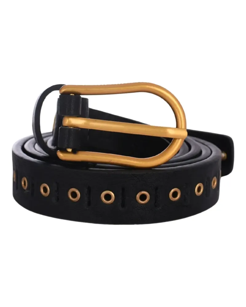 Gianni Chiarini eyelet-detail leather belt - Schwarz Schwarz