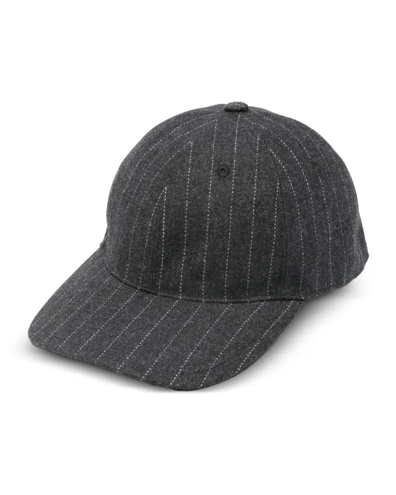 Isabel Benenato pinstripe cap - Grau Grau