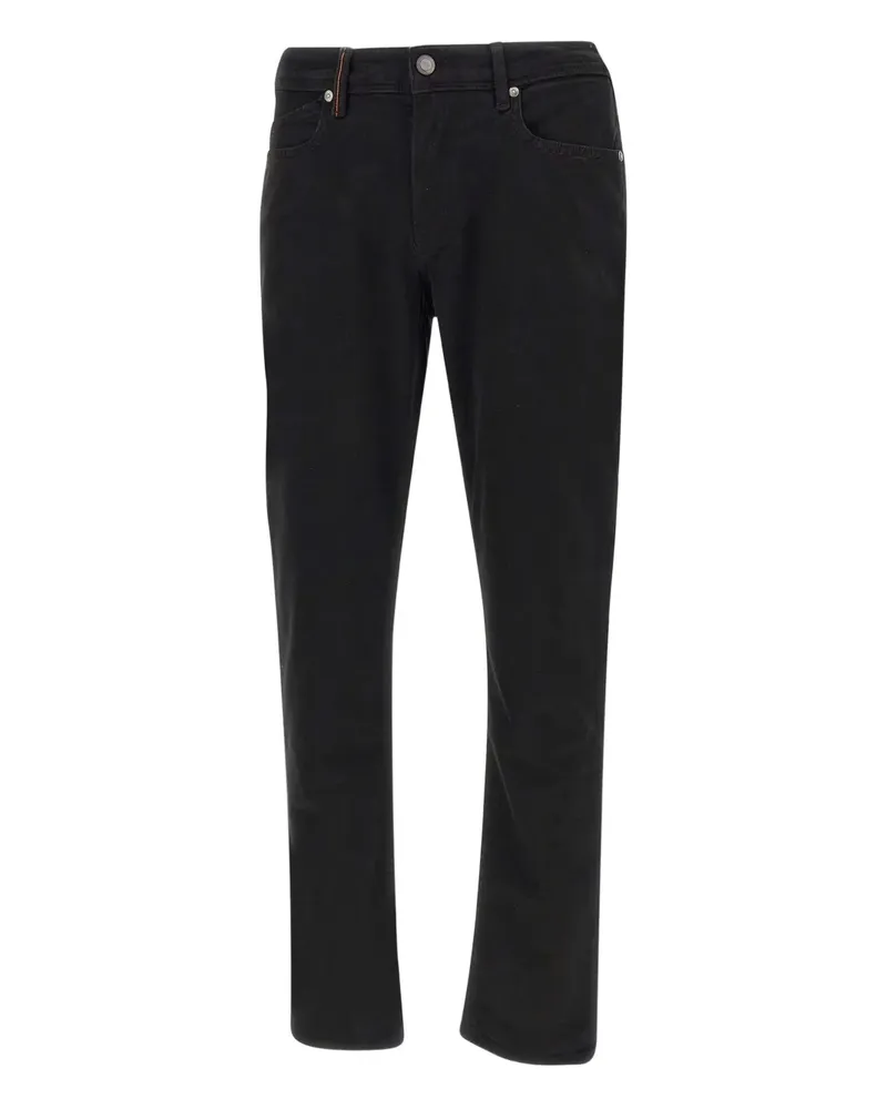 Re-HasH Rubens Z Hose im Five-Pocket-Design - Schwarz Schwarz