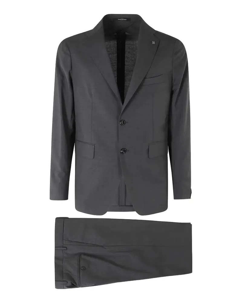 Tagliatore single-breasted notched-lapels suit - Grau Grau