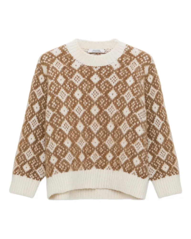 Dorothee Schumacher Pullover mit Argyle-Muster - Nude Nude
