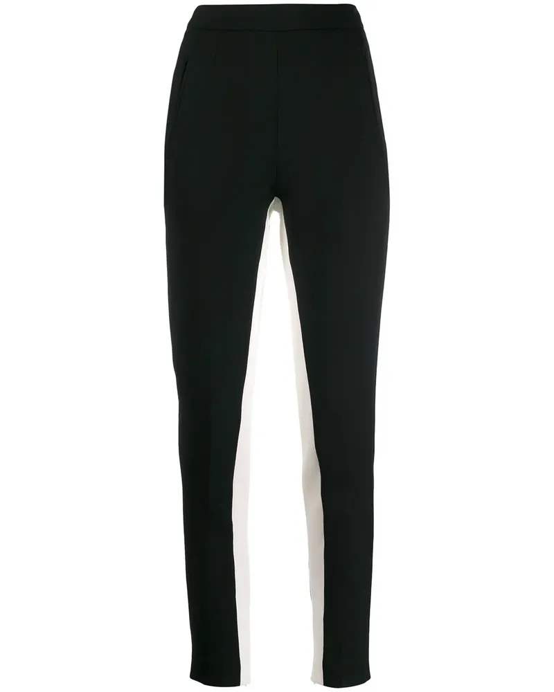 Stella McCartney Skinny-Hose mit seitlichen Streifen - Schwarz Schwarz