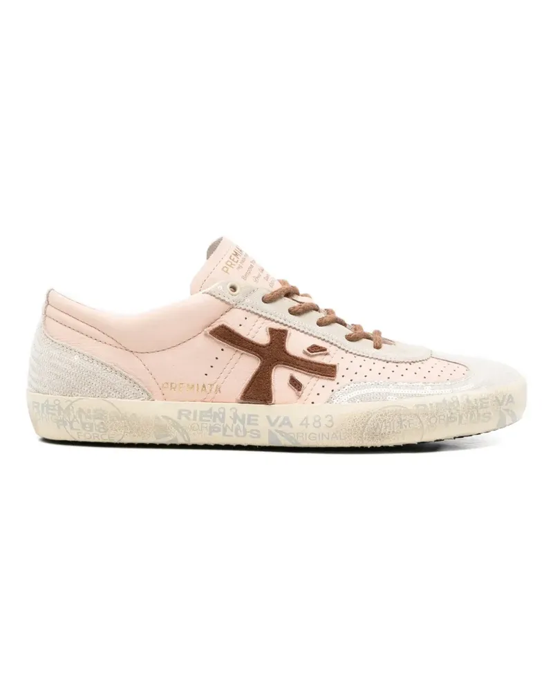 Premiata Davidd sequin-embellished sneakers - Rosa Rosa