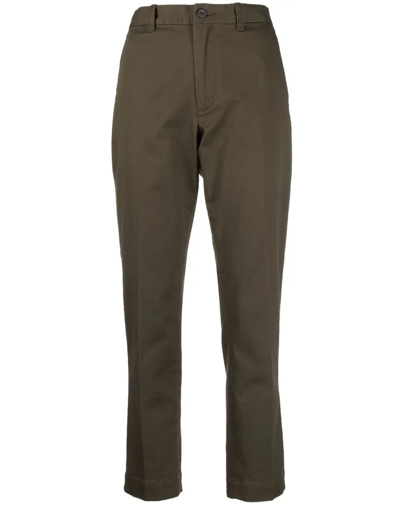 Ralph Lauren Schmale Taillenhose - Grün Grün