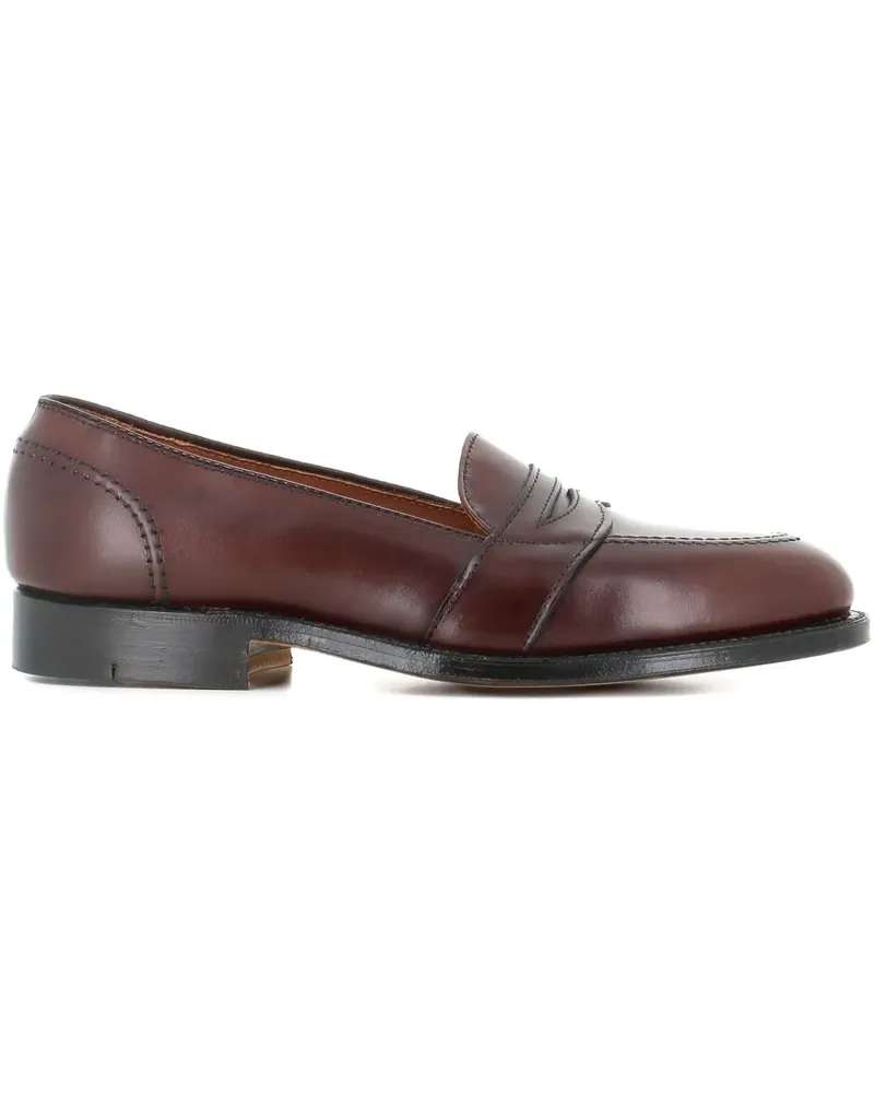 Alden penny leather loafers - Braun Braun