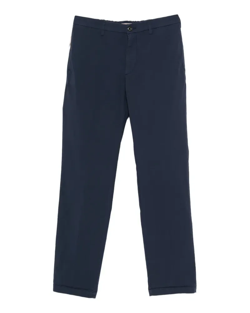 40Weft Hose mit Knöpfen - Blau Blau