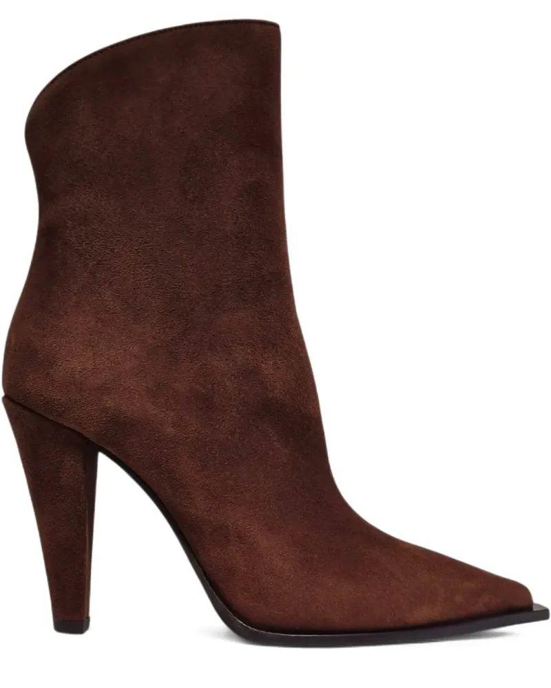 Le Silla Stiefel mit spitzer Kappe - Braun Braun