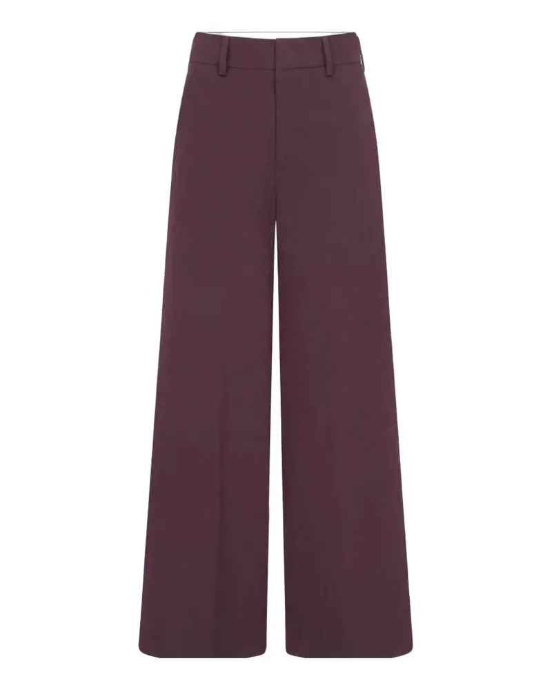 Rossi belt loops palazzo pants - Violett Violett