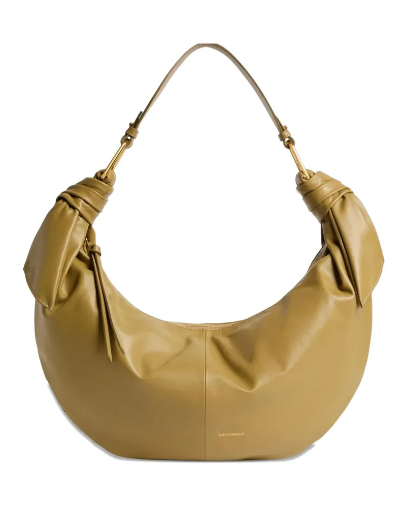 Coccinelle Furoshiki knot-detail large shoulder bag - Nude Nude
