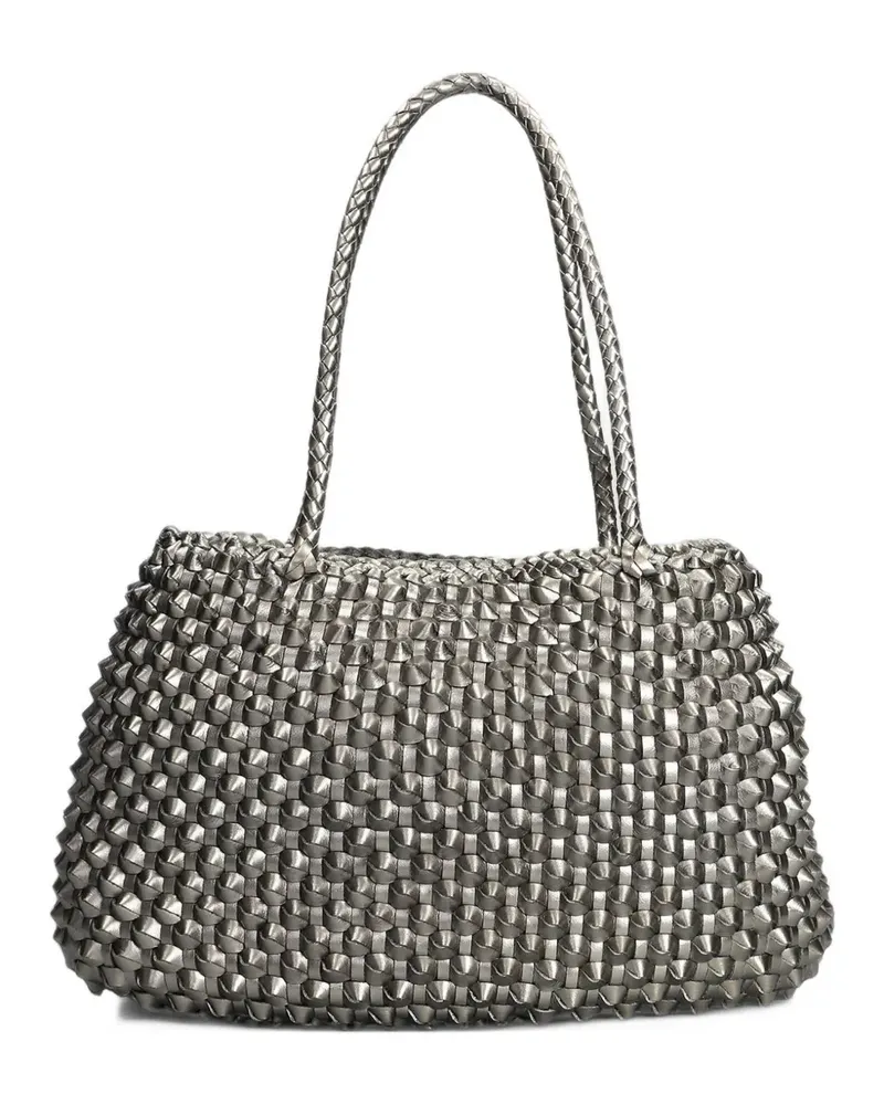 Dragon Diffusion S.Croce Cactus Schultertasche - Silber Silber