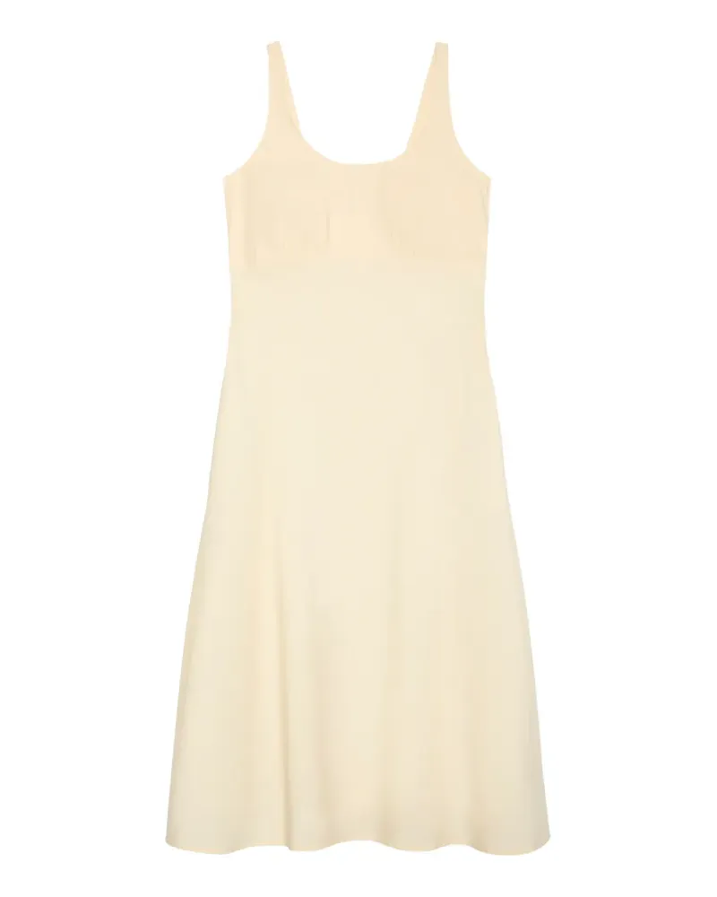 Calvin Klein ruched-bust A-line midi dress - Nude Nude