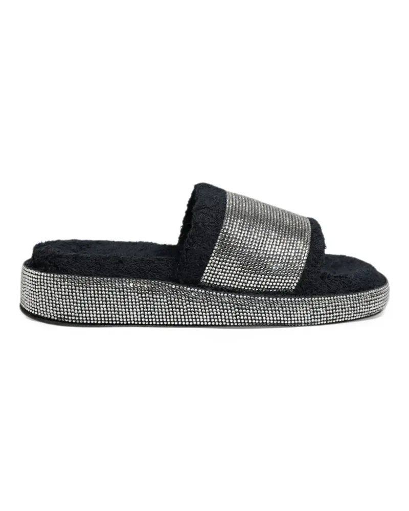 Dolce & Gabbana Mules mit Strass - Silber Silber