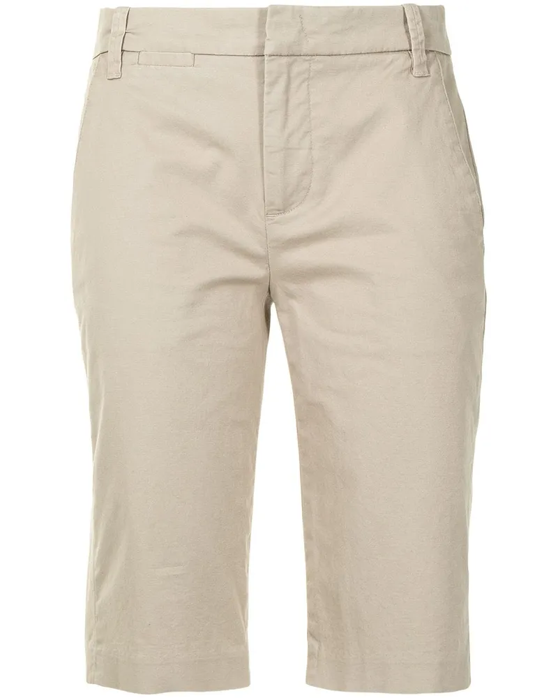 Vince Knielange Chino-Shorts Braun