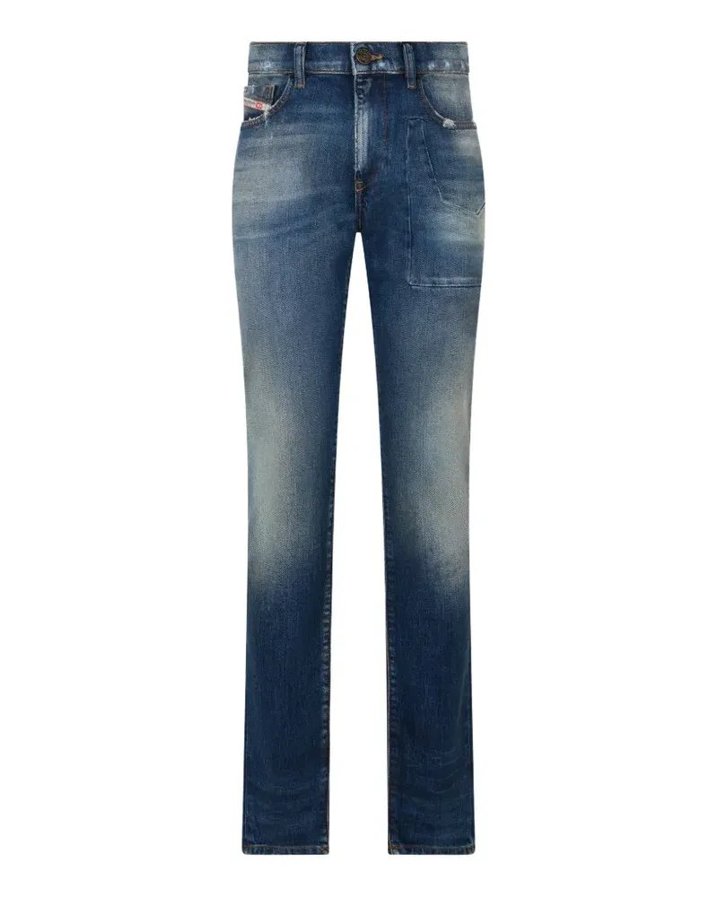 Diesel straight-leg faded-effect jeans - Blau Blau