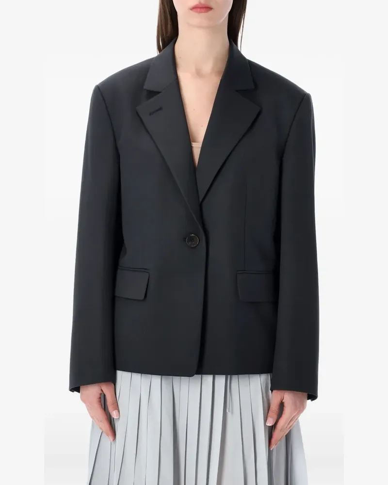 LOW CLASSIC notched-lapel button-fastening blazer - Grau Grau