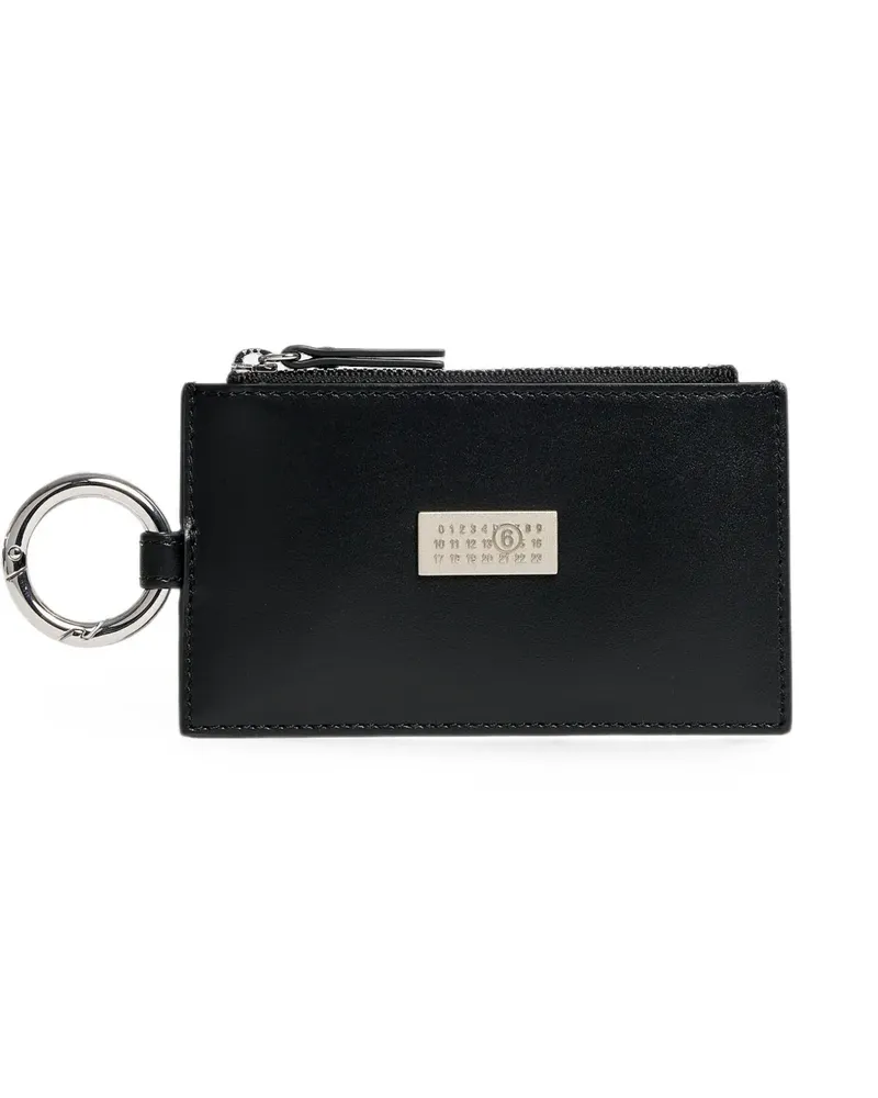 Maison Margiela leather zip wallet - Schwarz Schwarz