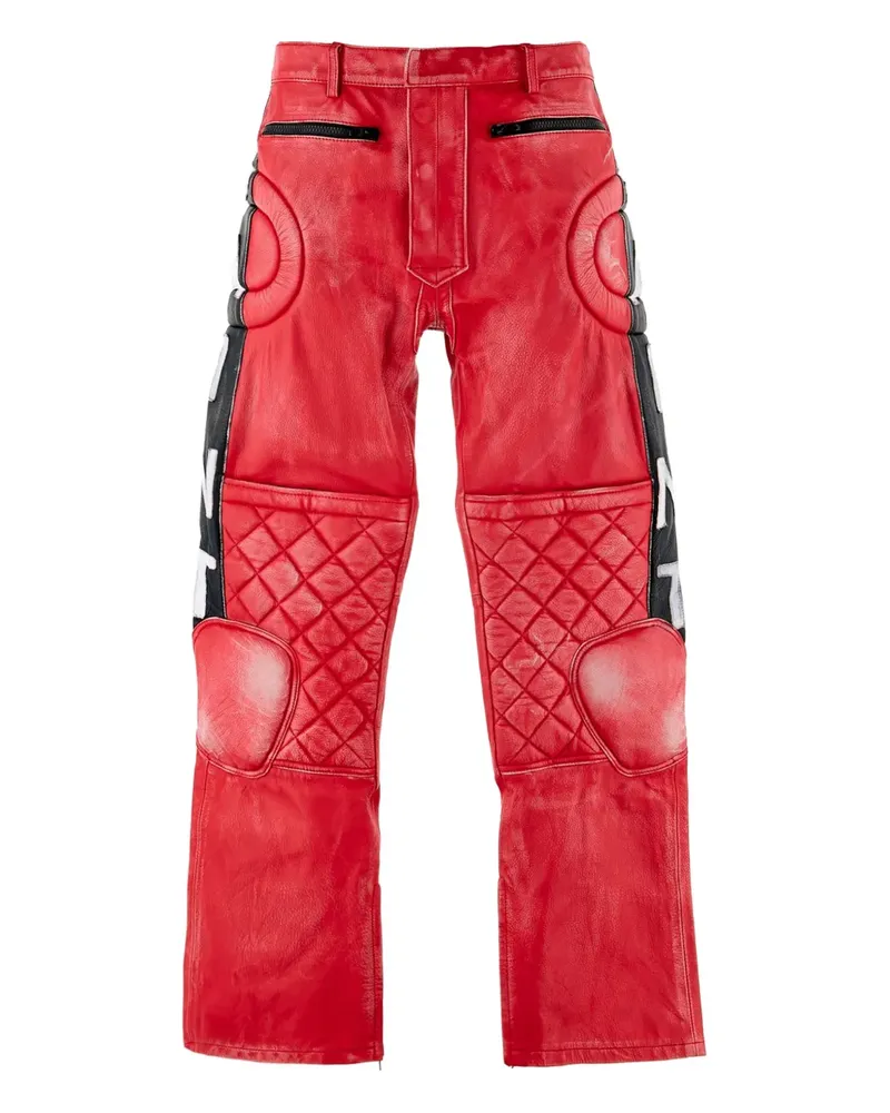 SAINT MXXXXXX Hose mit gesteppten Einsätzen - Rot Rot