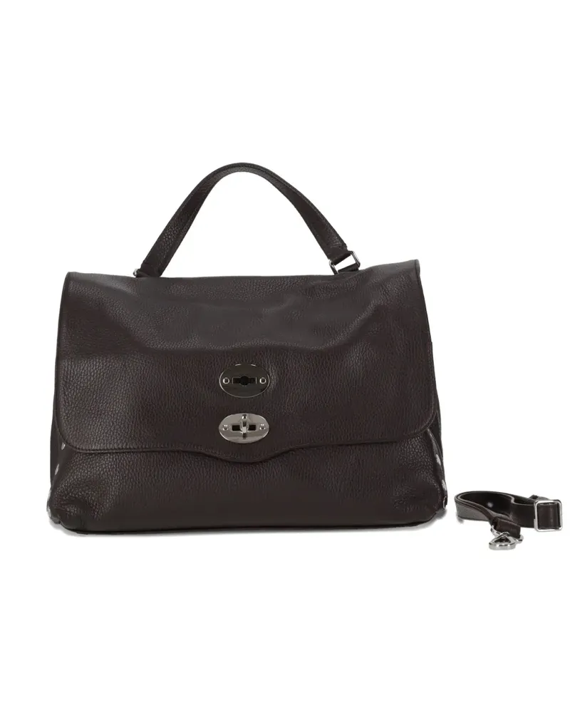 Zanellato medium Postina® shoulder bag - Schwarz Schwarz