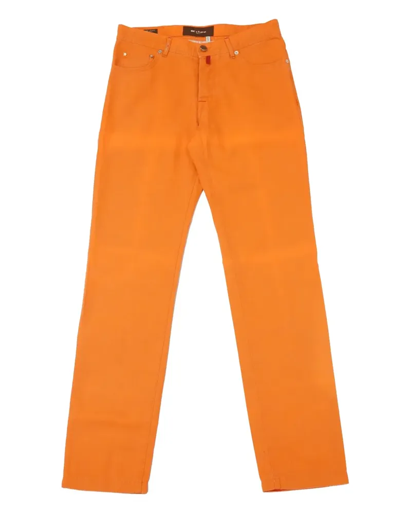 Kiton Klassische Jeans - Orange Orange
