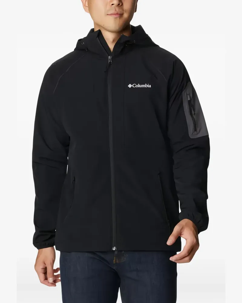 Columbia Sportswear Company Kapuzenjacke mit Reißverschluss - Schwarz Schwarz
