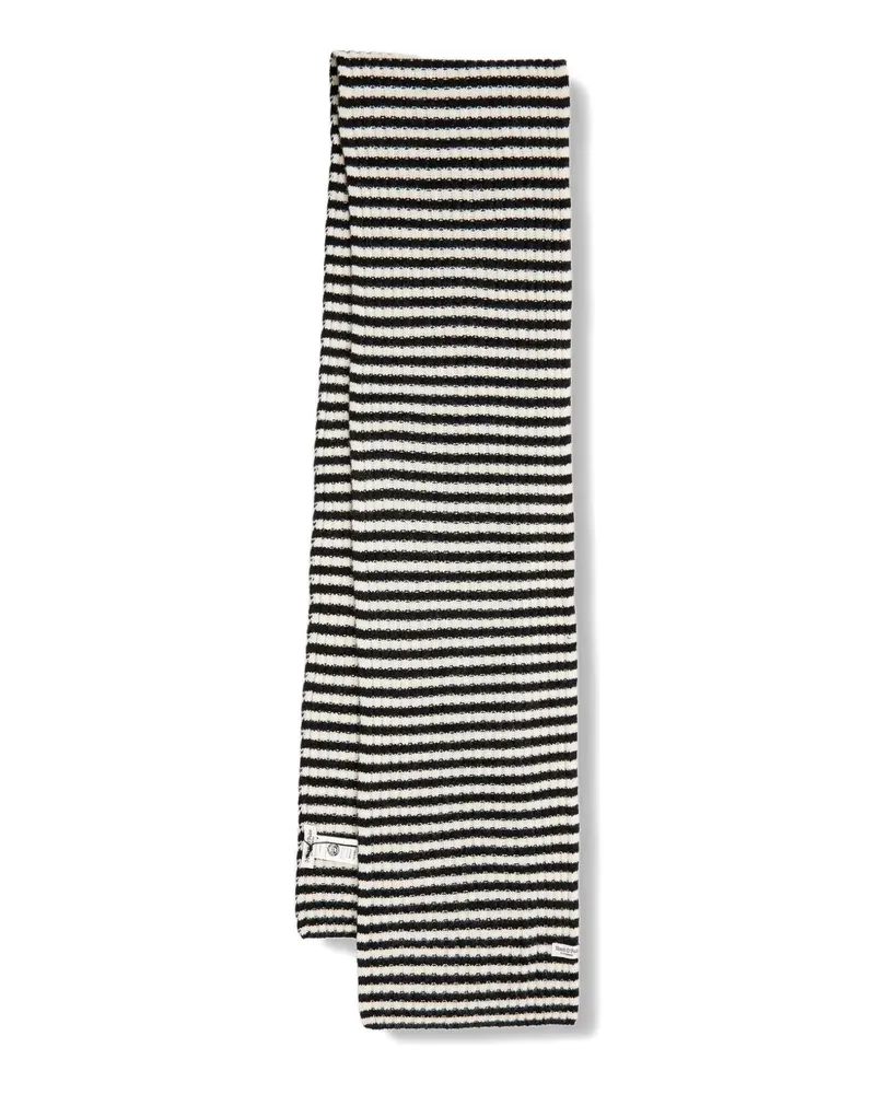 Marc O'Polo striped scarf - Weiß Weiß