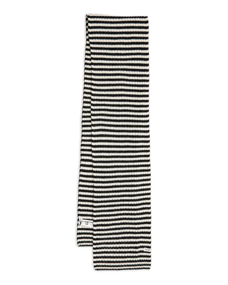 Marc O'Polo Gestreifter Schal - Weiß Weiß